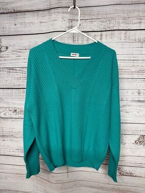 Rodier Wool Blend Vintage Sweater Teal